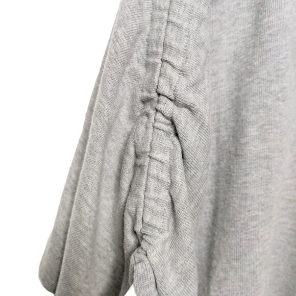 KINLY Mixed Media Balloon Sleeve Sweatshirt S - Picture 6 of 8